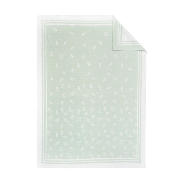 Κουβέρτα Πλεκτή Ζακάρ Kikkaboo Jungle King Mint 75/100εκ.