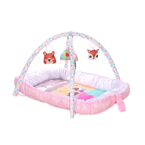 Γυμναστήριο Φωλιά Lorelli Baby Nest Pink 0m+