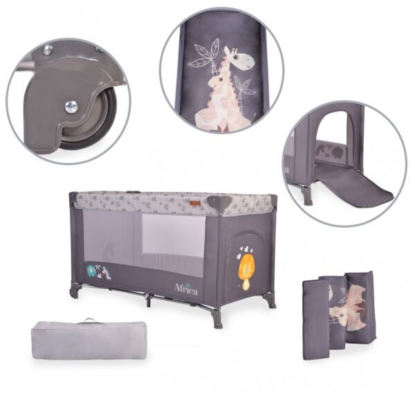 Παρκοκρέβατο Cangaroo Africa Grey