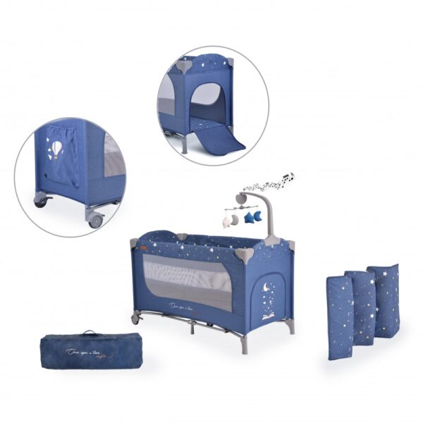 Παρκοκρέβατο Cangaroo Once Upon a Time 2L Jeans