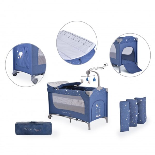 Παρκοκρέβατο Cangaroo Once Upon A Time 3L 2 Επιπέδων Jeans