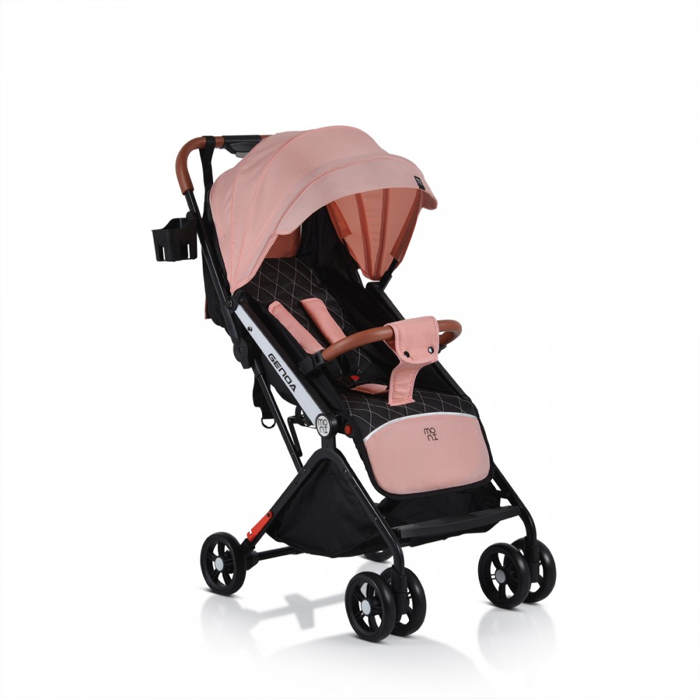Καρότσι Μωρού Moni Genoa Pink | Mother Baby