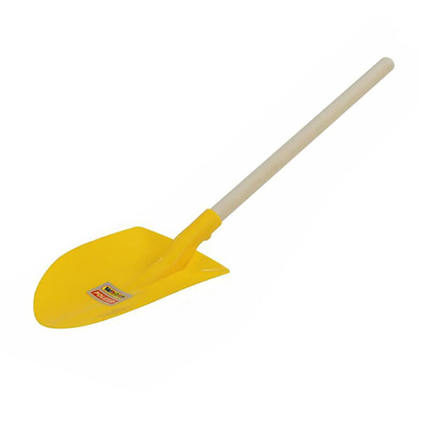 Φτυάρι Παραλίας Polesie 51639 Κίτρινο με Ξύλινη Λαβή 54εκ. 3 ετών +