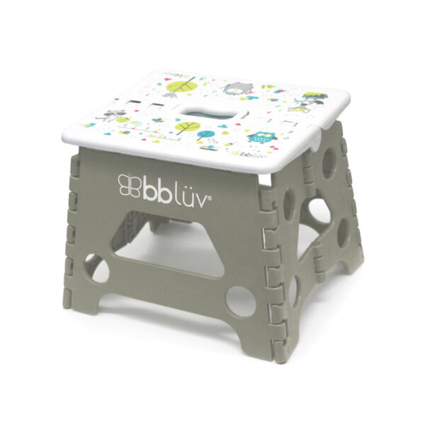 Αναδιπλούμενο Σκαλοπατάκι Μπάνιου Step Bbluv Grey