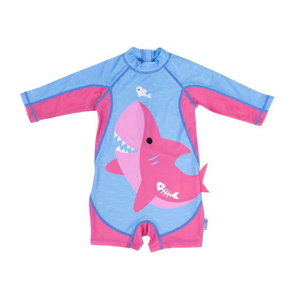 Μαγιό Zoocchini Surf Suit UPF50 Pink Shark