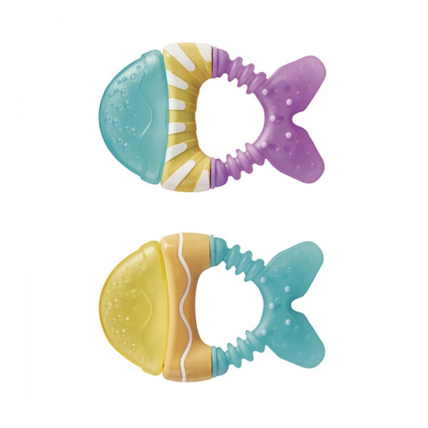 Μασητικό Νερού Saro Οδοντοφυΐας Ψαράκια 2 τεμ. Blue Purple 6m+