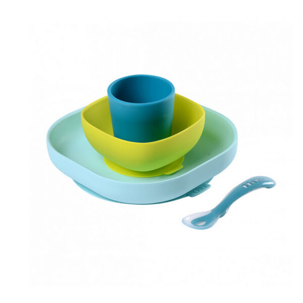 Σετ Φαγητού Beaba Blue 4 τεμ.