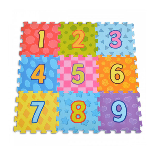 Χαλί Πάζλ Moni 3020 Printed Puzzle Numbers 9τεμ.10μηνών+