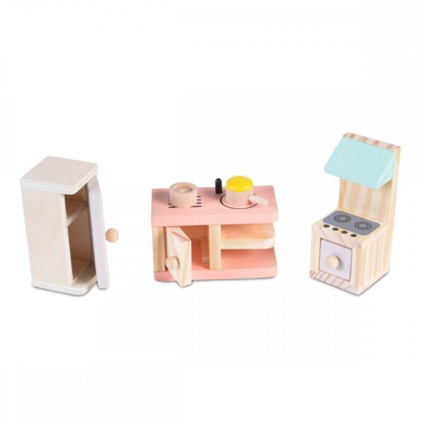 Ξύλινα 'Επιπλα Κουζίνας Moni Toys 4013 Wooden Kitchen Furniture 36m+