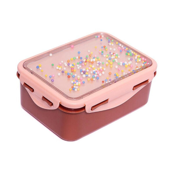 Petit Monkey Launchbox Δοχείο Φαγητού με Μπαλάκια Dedert Rose/ Soft Coral