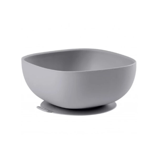 Εκπαιδευτικό Πιάτο απο Σιλικόνη Beaba Grey