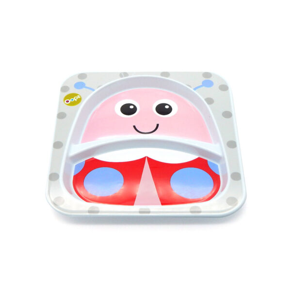 Πιάτο με Χωρίσματα Oops Ladybug 6μ+
