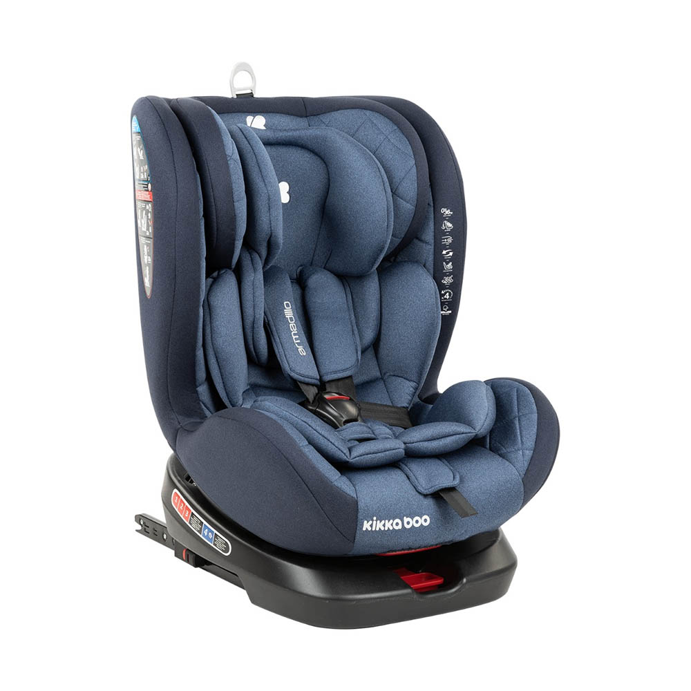 Κάθισμα Αυτοκινήτου Kikkaboo Armadillo Isofix Blue 0-36kg | Mother Baby