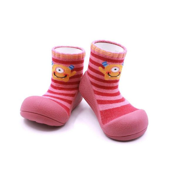 Βρεφικά Καλτσοπαπούτσια Attipas Monster Pink