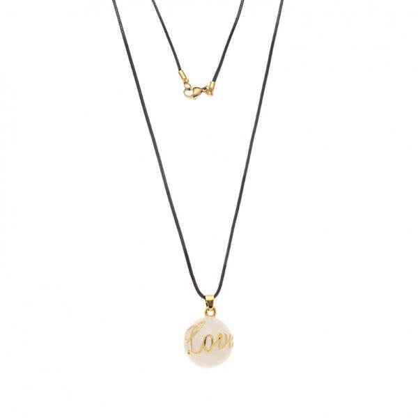 Μενταγιόν Εγκυμοσύνης Senza Babybell Love White Gold