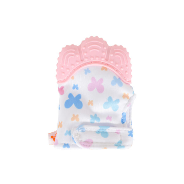 Γάντι Οδοντοφυΐας με Μασητικό Σιλικόνης Cangaroo Olive Butterflies 3m+