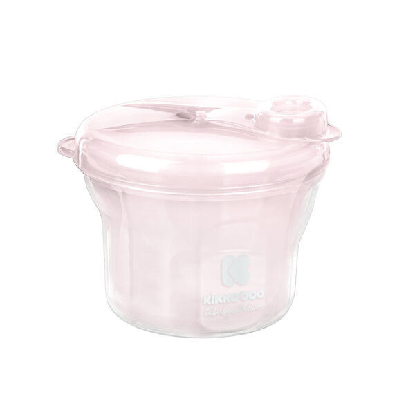 Δοσομετρητής Σκόνης Γάλακτος και Μπωλ 2 σε 1 Kikkaboo Light Pink