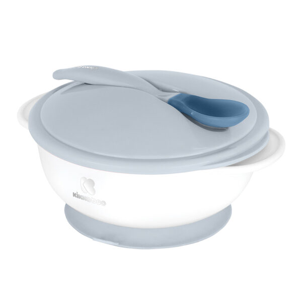 Kikkaboo Δοχείο Φαγητού με Κουτάλι Ανίχνευσης Θερμότητας Kikkaboo Blue