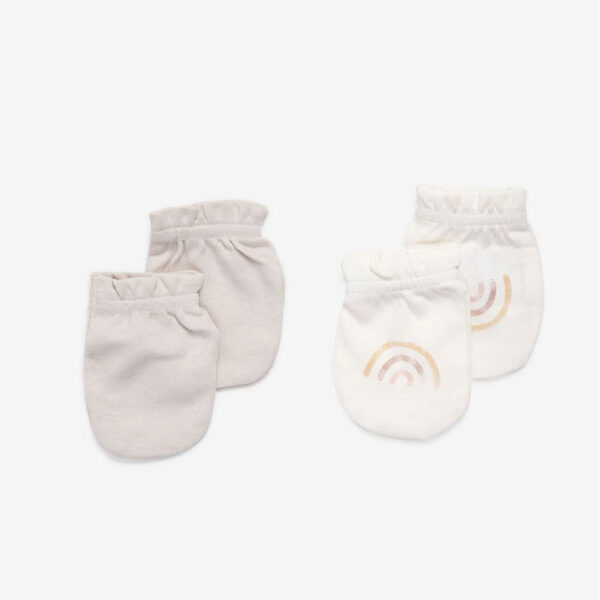 Minene Γαντάκια Νεογέννητου Rainbow/Cream