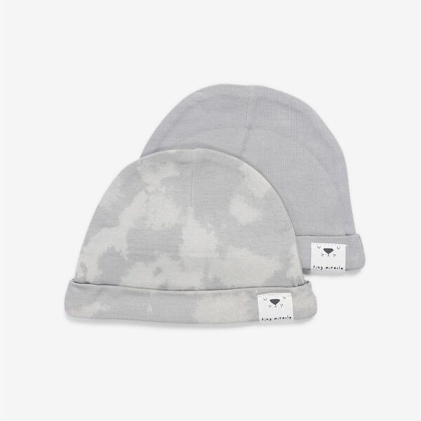 Minene Σκουφάκια Newborn Hats  Hats Marble(0-3) Σετ 2 τεμ