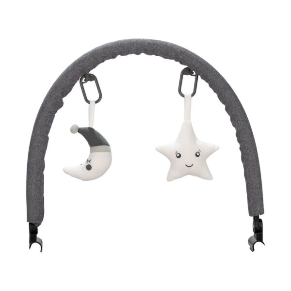 Μπάρα με Παιχνίδια  Bebe Stars Grey για Παρκοκρέβατο ή Ρηλάξ