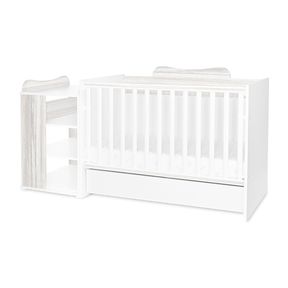 Πολυμoρφικό Κρεβάτι 5 σε 1 Lorelli Multi White Artwood | Mother Baby