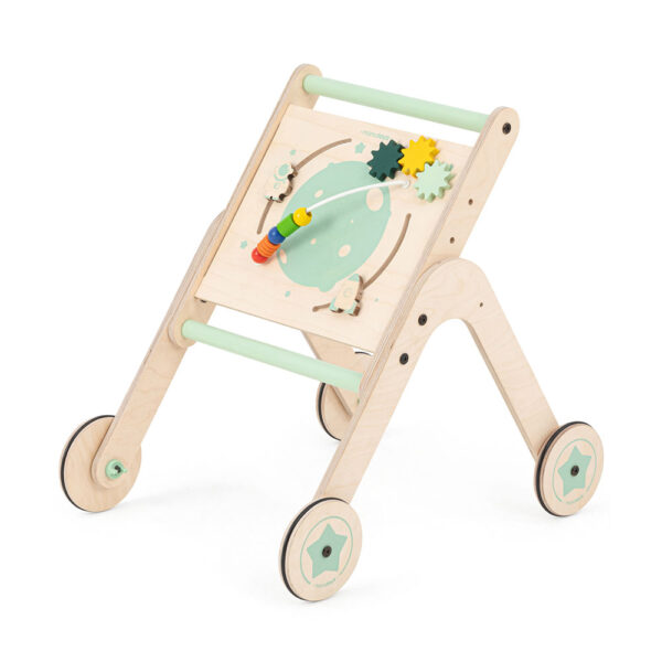 Ξύλινη Περπατούρα Τραπεζάκι Δραστηριοτήτων Mamatoyz Trio Walk Me 6m+
