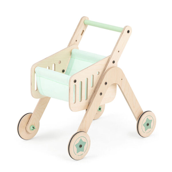 Ξύλινη Περπατούρα Τραπεζάκι Δραστηριοτήτων Mamatoys Trio Shopper 6m+