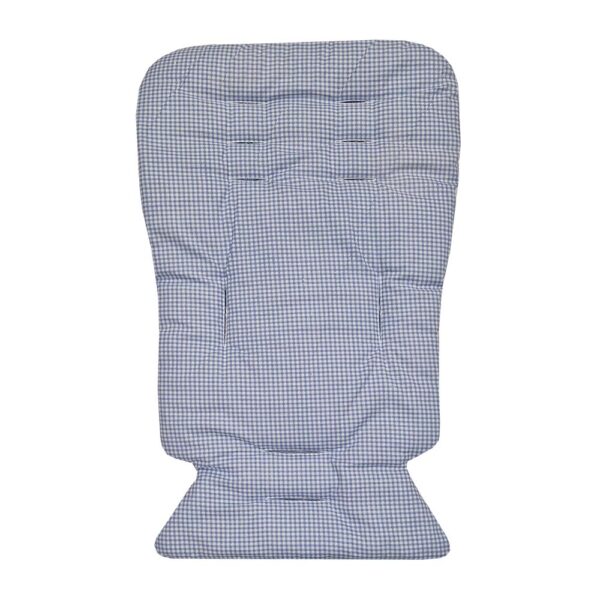 Κάλυμμα Καροτσιού και Καθ.Αυτοκινήτου Motherbaby Μπλε Καρώ 2πλής Όψης