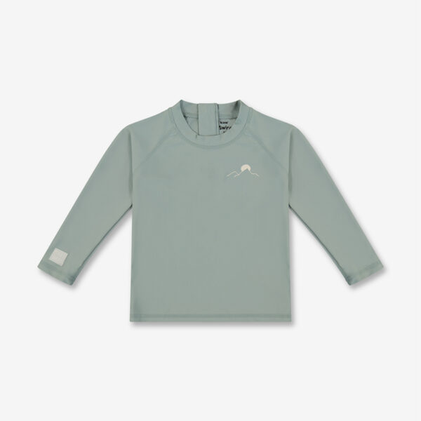 Minene Μακρυμάνικη Μπλούζα Μέντα με Αντιηλιακή Προστασία UV