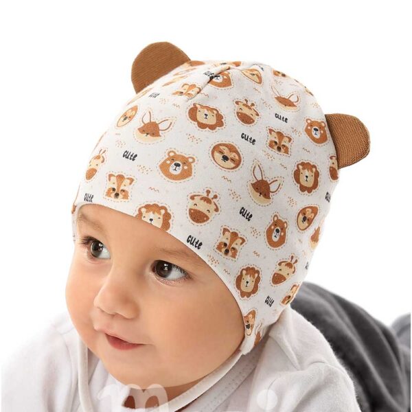 Βρεφικό Σκουφάκι Motherbaby Βαμβακερό Cute