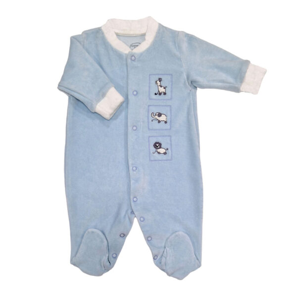 Βελουτέ Φορμάκι Motherbaby Animals Σιέλ