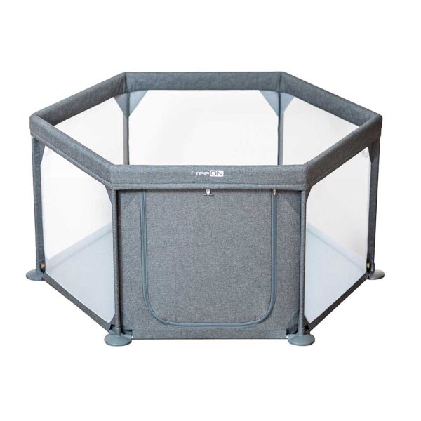 Εξάγωνο Παρκοκρέβατο FreeOn Hexagon Grey Melange