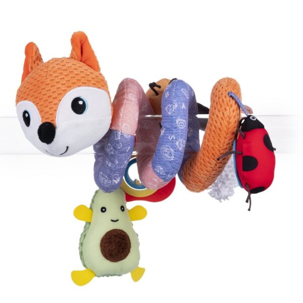 Κρεμαστό Παιχνίδι Σπιράλ Bali Bazoo 80566 Fox Crib Orange 0m+