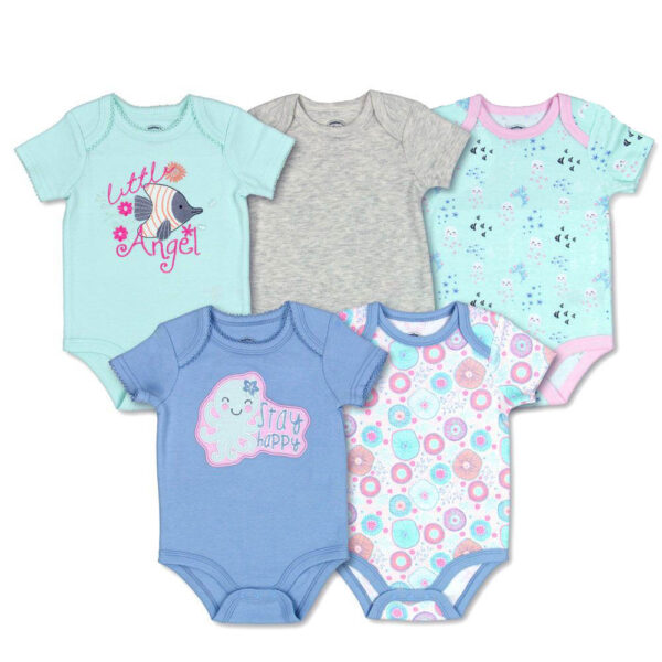 Βαμβακερό Σετ Motherbaby Ζιπουνάκια Little Angel 5 τεμ.