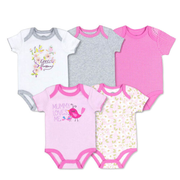 Βαμβακερό Σετ Motherbaby Ζιπουνάκια Mummy Loves Me 5 τεμ.