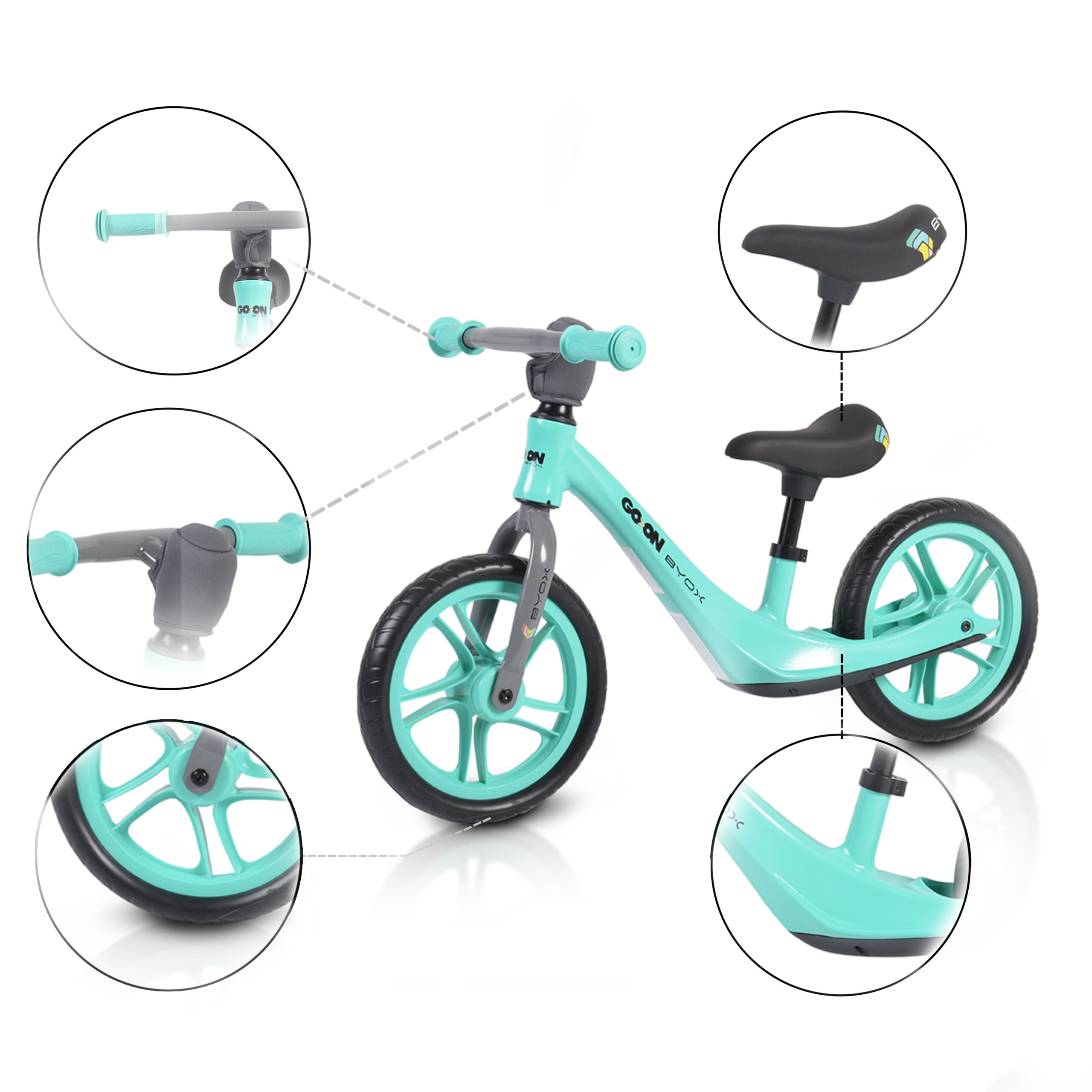 Ποδήλατο Ισορροπίας Byox Go On Turquoise | Mother Baby