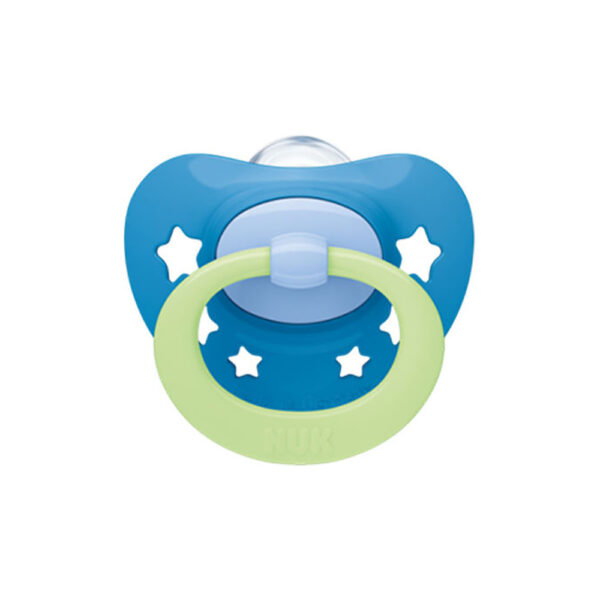 Πιπίλα Nuk Με Θήκη Σιλικόνης Signature Night Navy Blue18-36 μηνών