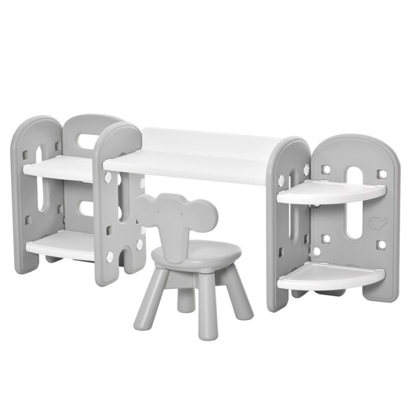 Σετ Γραφείο Καρέκλα  Motherbaby Λευκό Γκρι 36m+