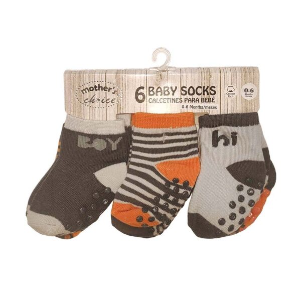 Καλτσάκια Motherbaby Hi Boy Σετ 6 τεμ.