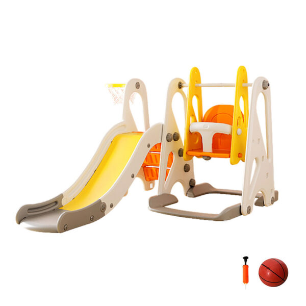 Παιδική Χαρά με Τσουλήθρα Κούνια και Μπασκέτα Motherbaby Slide & Swing 9m+