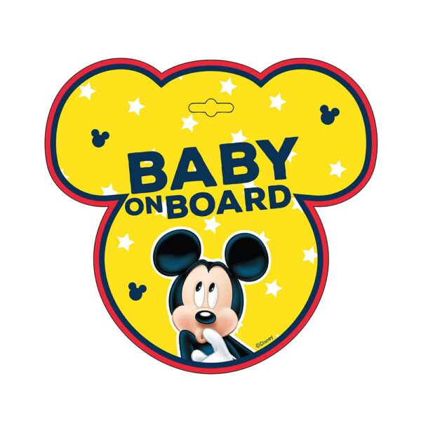 Σήμα Baby On Board Seven Disney Mickey