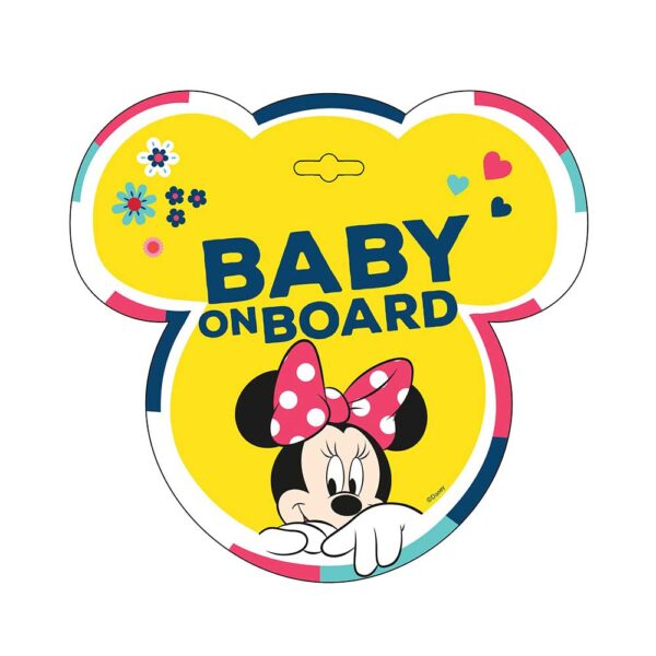 Σήμα Baby On Board Seven Disney Minnie
