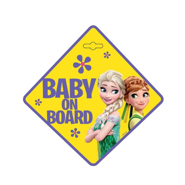 Σήμα Baby On Board Seven Disney Frozen