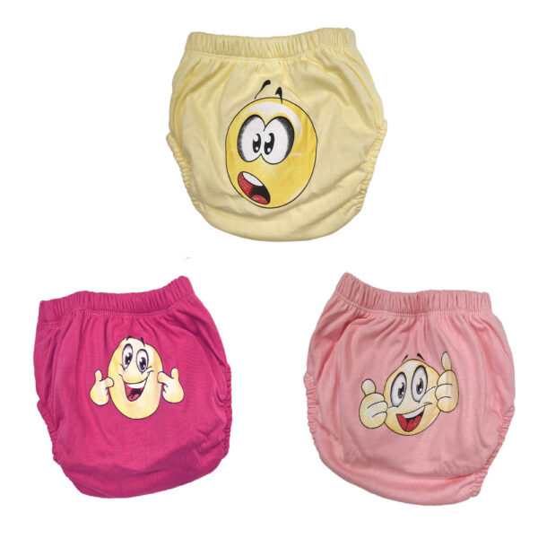 Εκπαιδευτικά Βρακάκια Poopes Motherbaby Emoji 2 Girl 3τεμ.