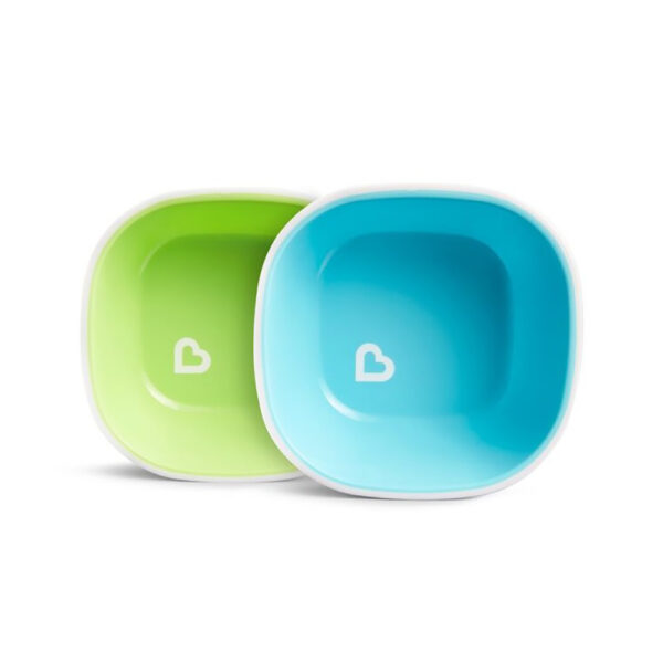 Σετ Μπωλ Φαγητού Munchkin Splash Blue Green 2τεμ.
