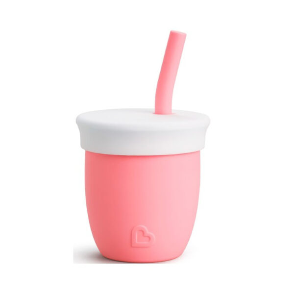 Εκπαιδευτικό Ποτηράκι Munchkin C' Est Silicone! Cup Coral 118ml