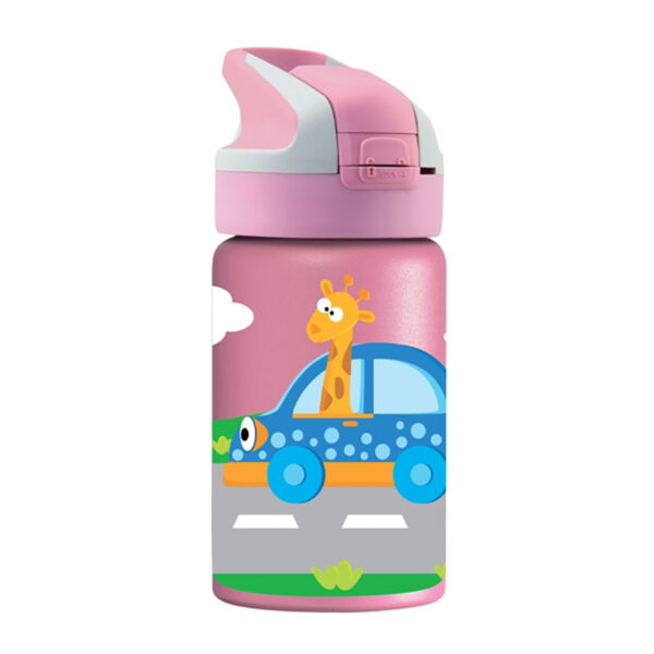 Παγούρι Θερμός Laken Νερού 350m Αμαξάκια Ροζ