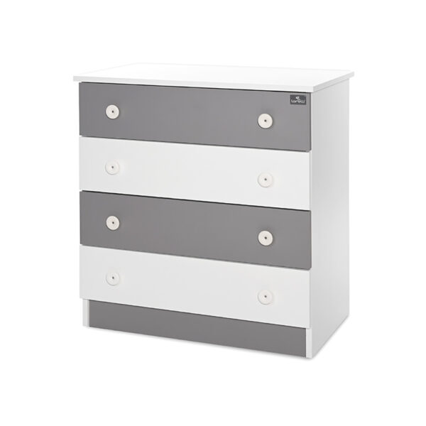 Συρταριέρα Lorelli Dresser White/ Stone Grey 81x50x86