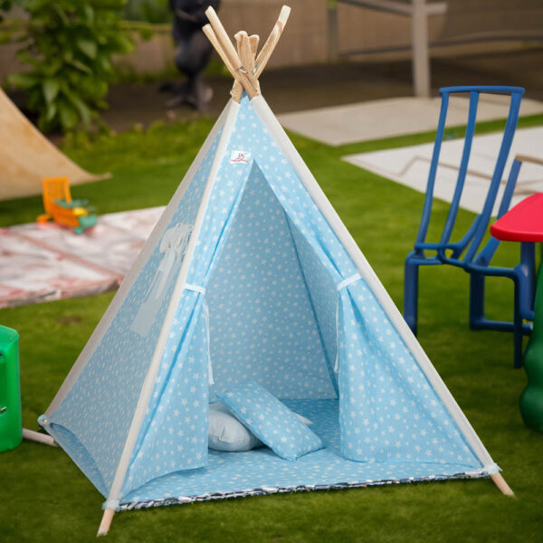 Παιδική Σκηνή Funny Star Motherbaby με Μαλακό Στρώμα Blue 3m+